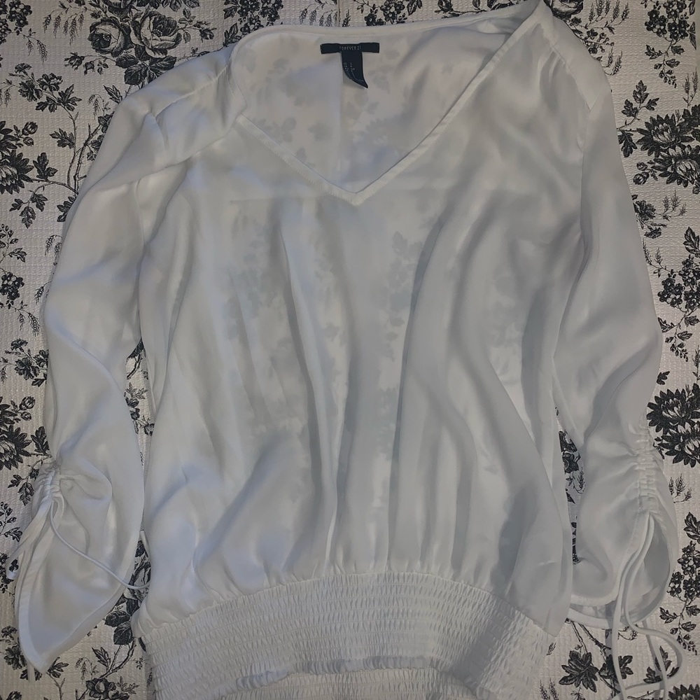 Forever 21 White Blouse ✨